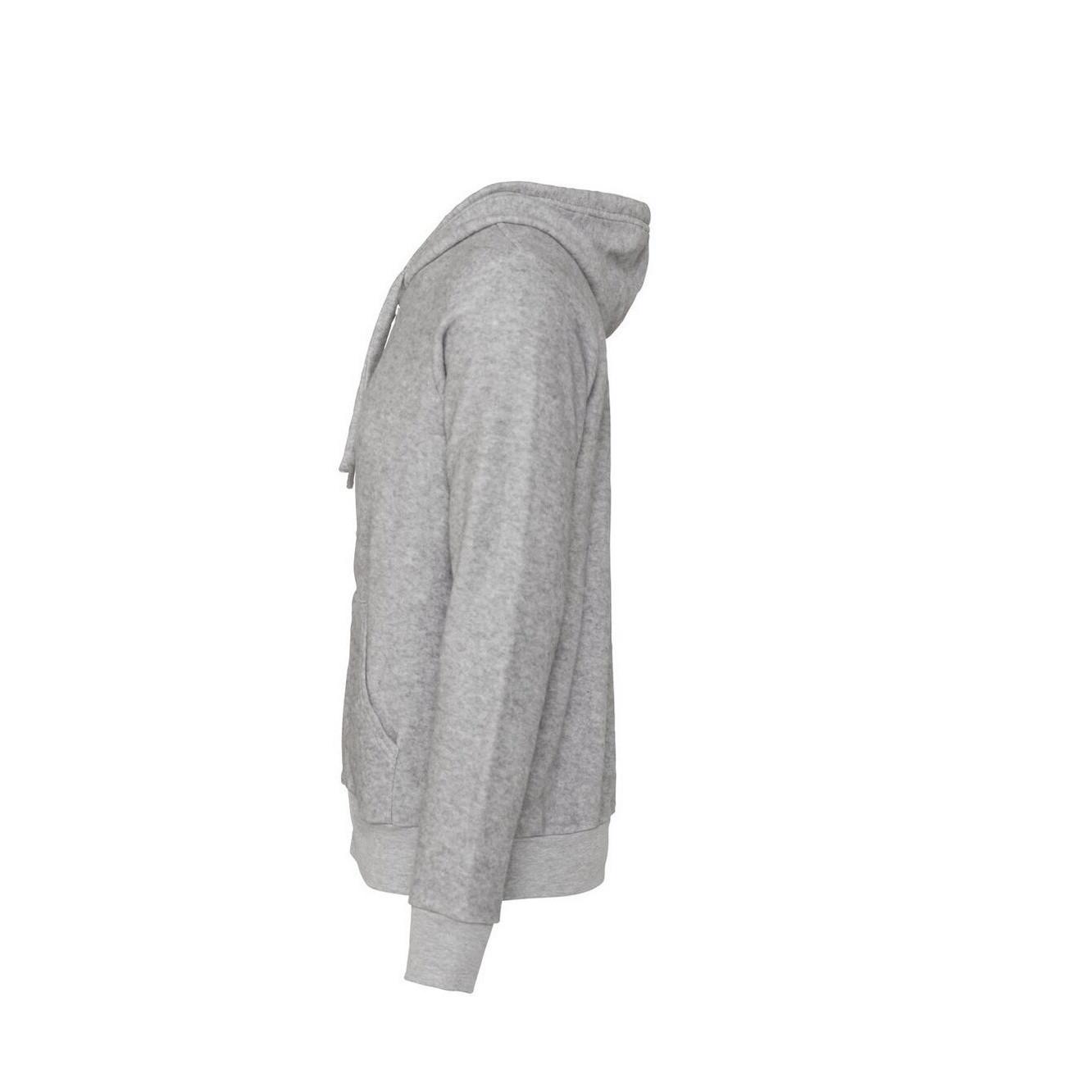 Bella + Canvas Hoodie mit durchgehendem Reissverschluss  