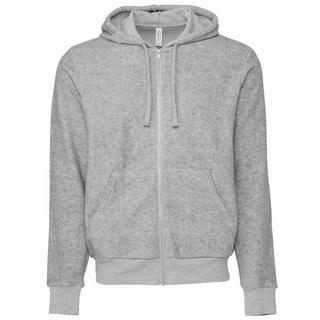 Bella + Canvas Hoodie mit durchgehendem Reissverschluss  