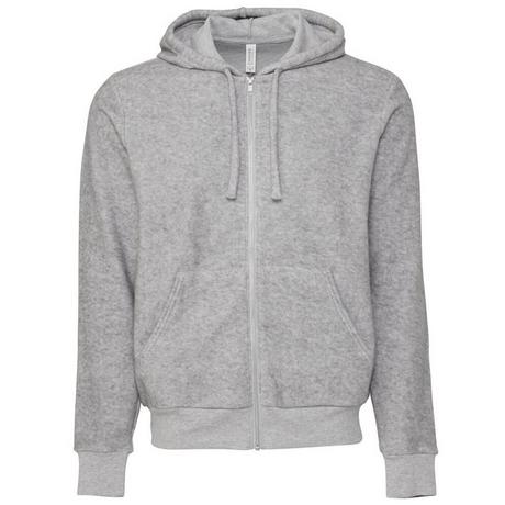 Bella + Canvas Hoodie mit durchgehendem Reissverschluss  