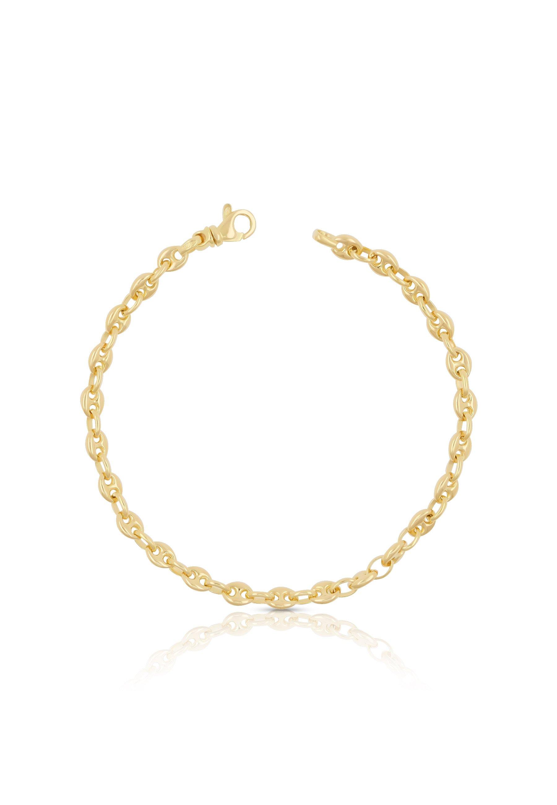 MUAU Schmuck  Bracelet Schiffsanker Bracelet Gelbgold 750, 19cm, 4.5mm 