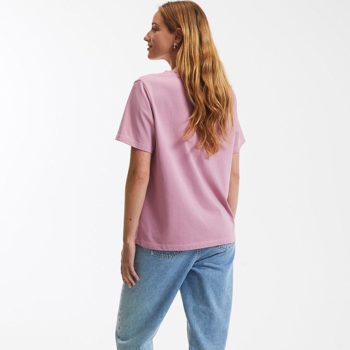 La Redoute Collections  T-Shirt mit V-Ausschnitt 