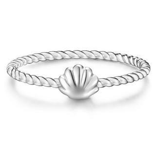 Glanzstücke München  Femme Bague en argent Coquillage 