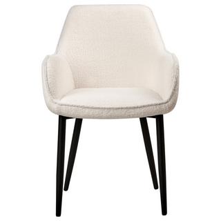 Beliani Esszimmerstuhl 2er Set aus Bouclé Modern ALDEN  