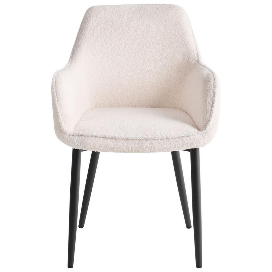 Beliani Set di 2 sedie da pranzo en Bouclé Moderno ALDEN  