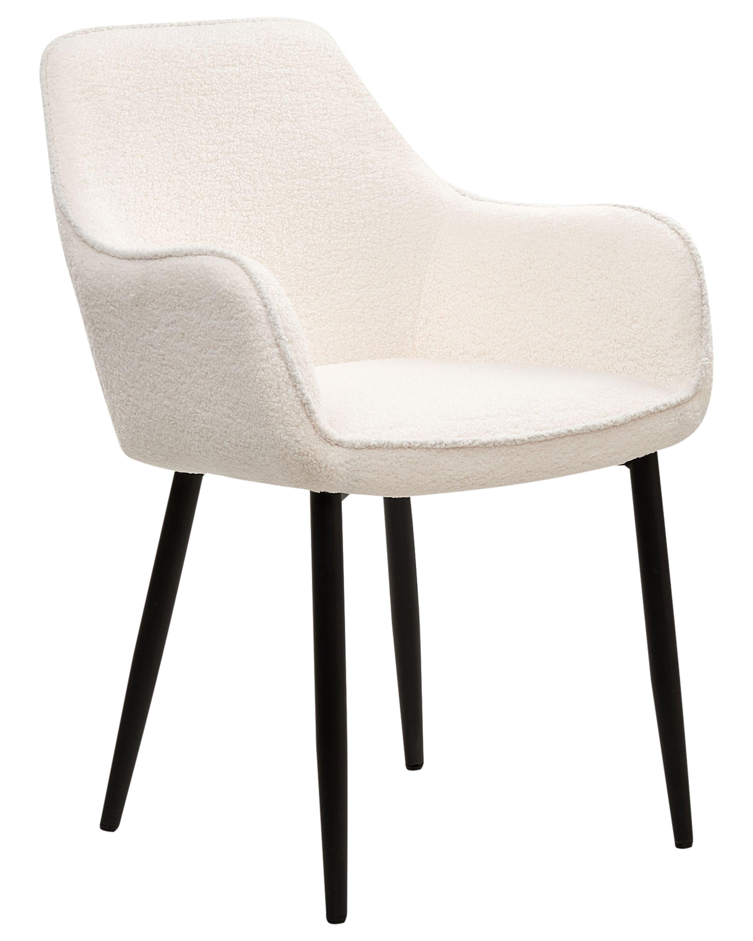 Beliani Esszimmerstuhl 2er Set aus Bouclé Modern ALDEN  