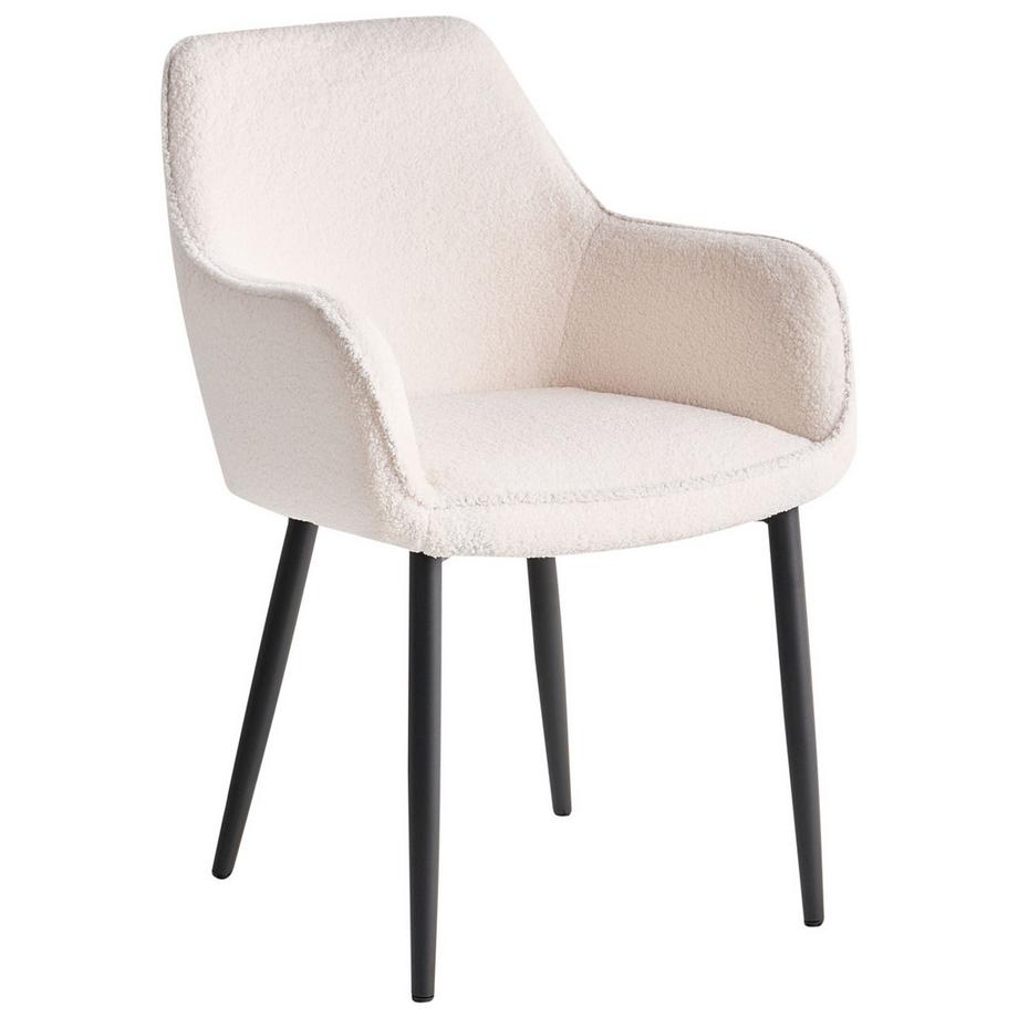 Beliani Set di 2 sedie da pranzo en Bouclé Moderno ALDEN  