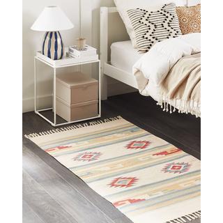 Beliani Tapis en Coton Traditionnel APARAN  