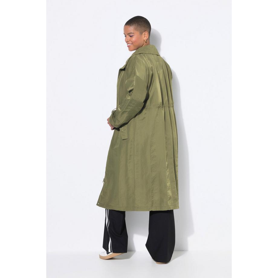 Studio Untold Manteau Coupe Droite Cordon de Serrage Taille  