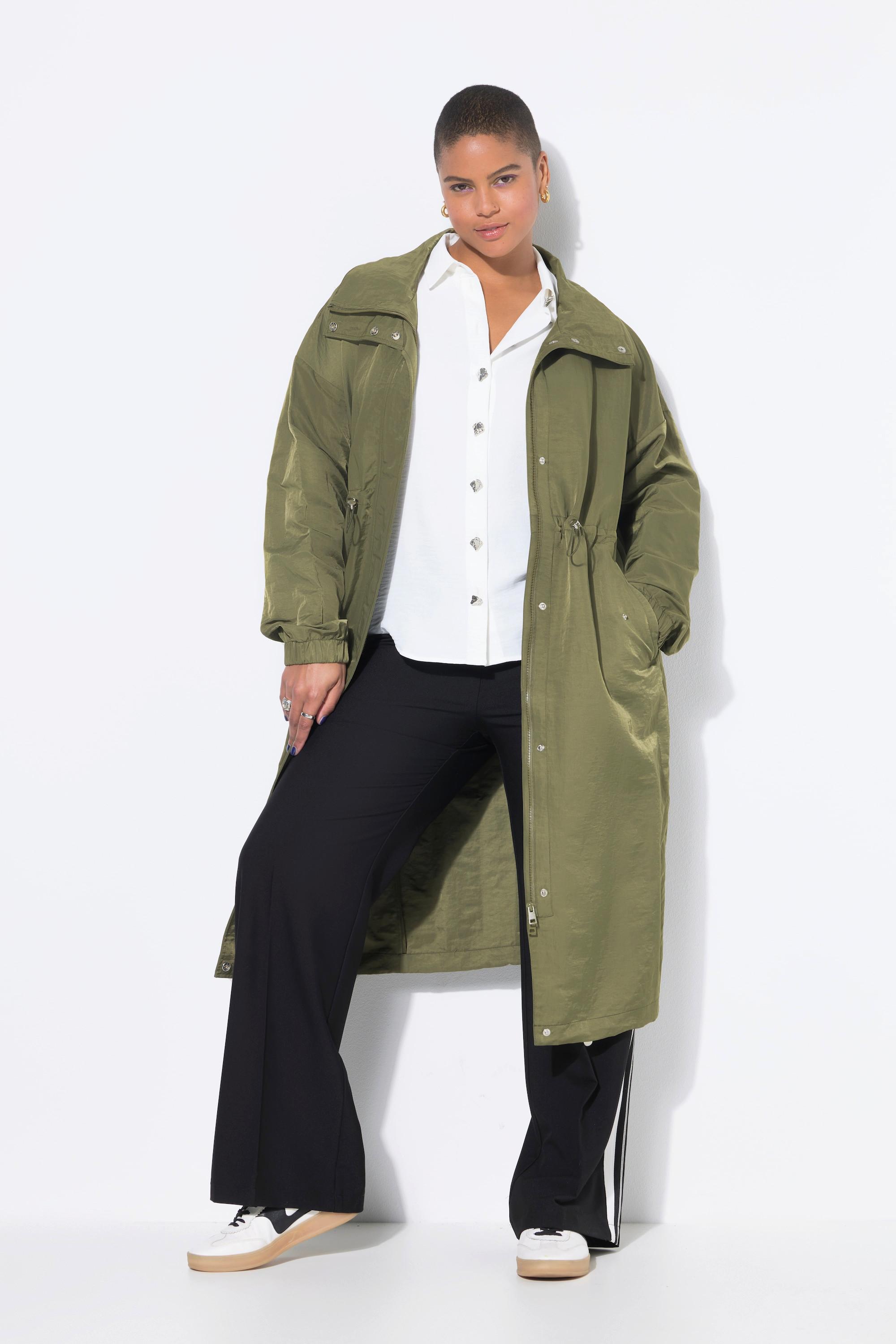 Studio Untold Mantel Straight Shape Tunnelzug Taille  