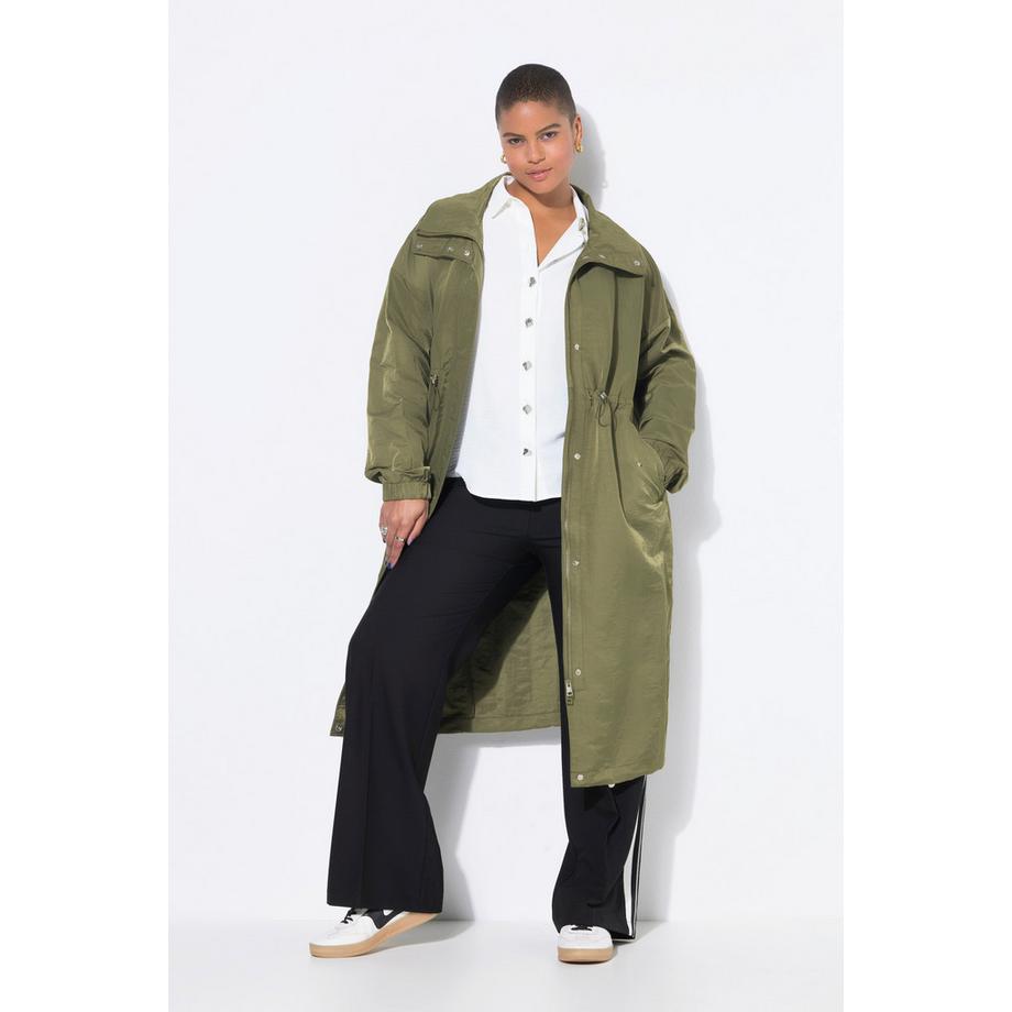 Studio Untold Manteau Coupe Droite Cordon de Serrage Taille  