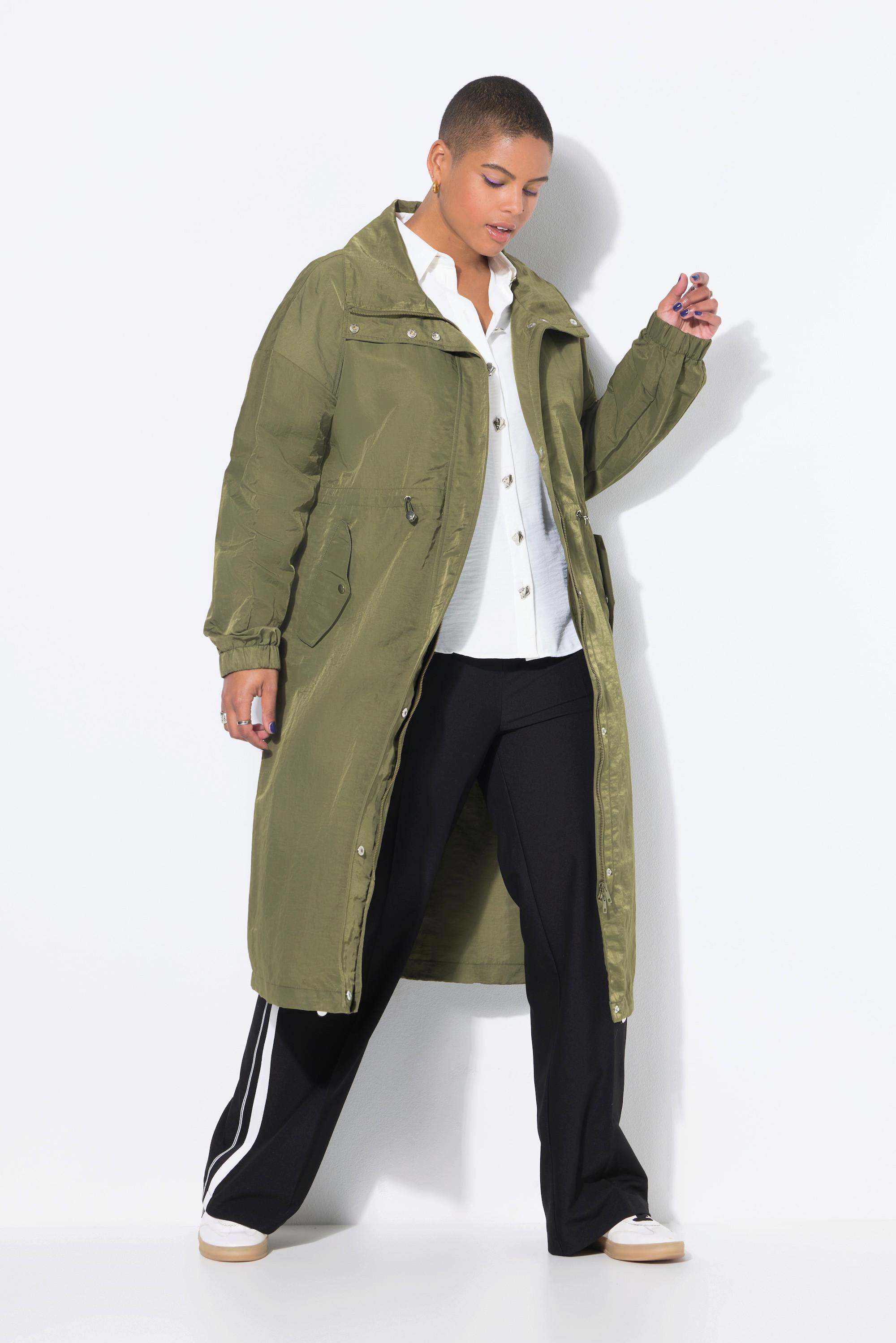 Studio Untold Mantel Straight Shape Tunnelzug Taille  