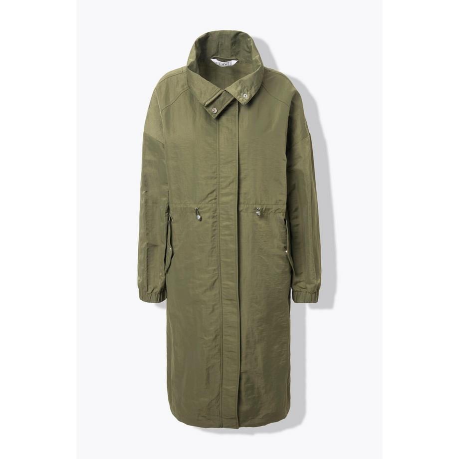 Studio Untold Manteau Coupe Droite Cordon de Serrage Taille  