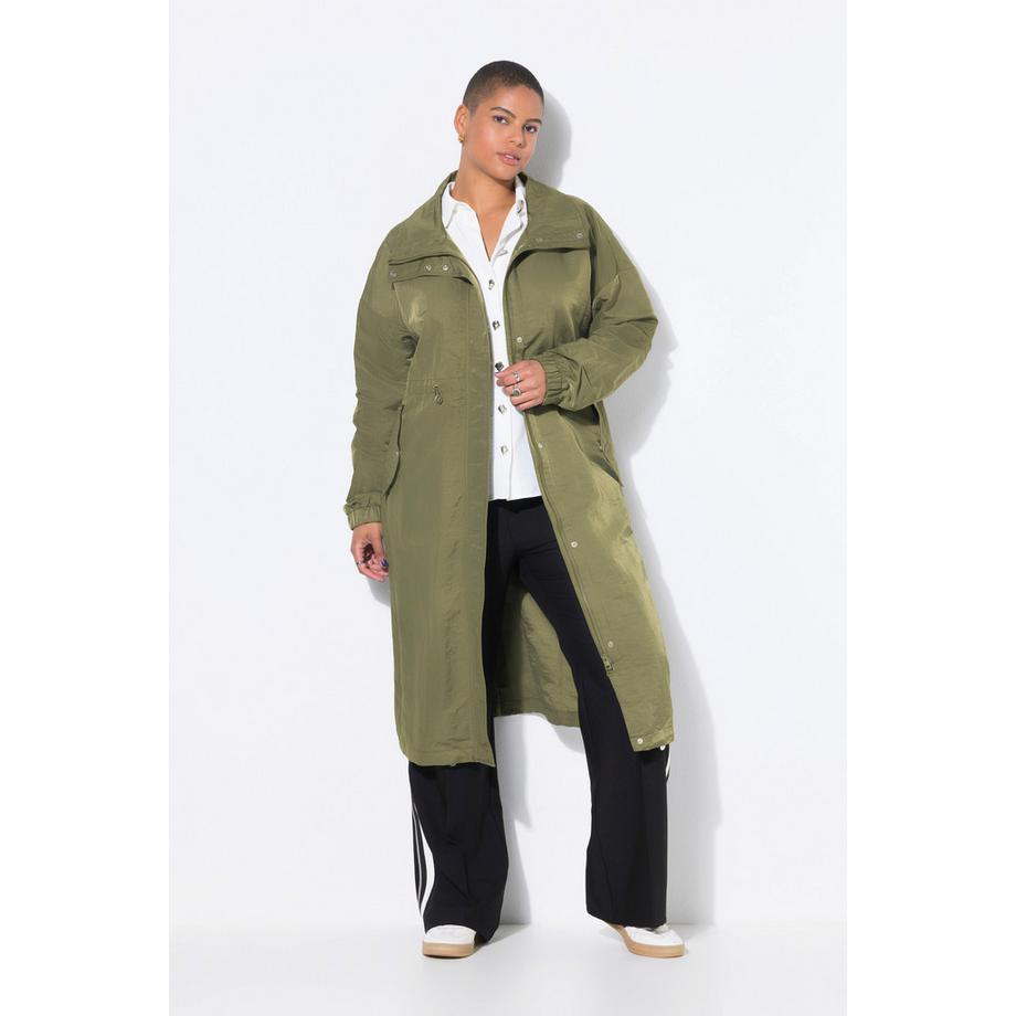 Studio Untold Manteau Coupe Droite Cordon de Serrage Taille  