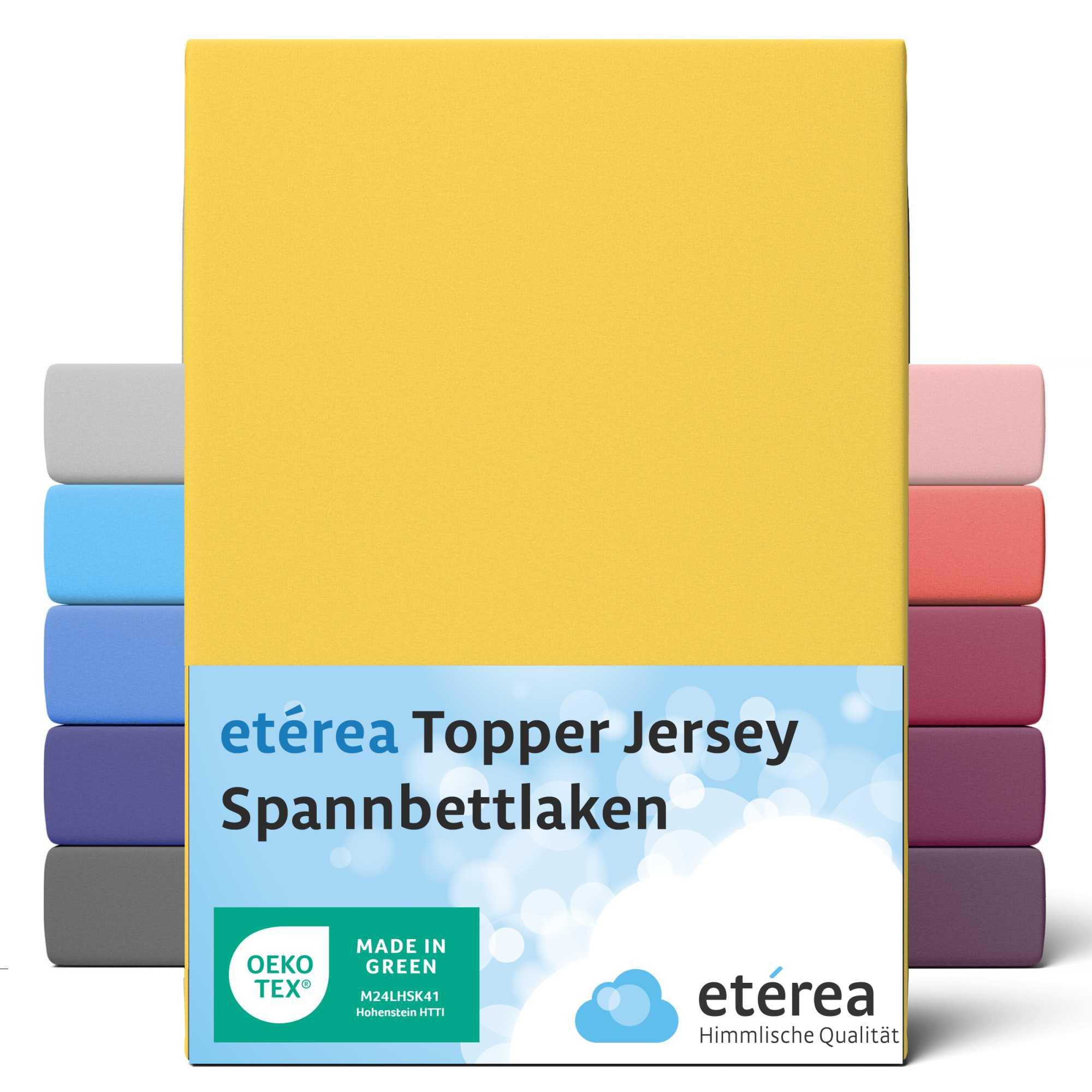 etérea Himmlische Qualität Topper Lenzuolo da camera in jersey comfort  