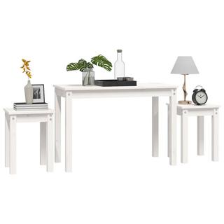 VidaXL Table gigogne bois de pin  