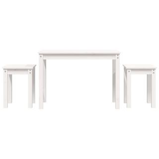 VidaXL Table gigogne bois de pin  