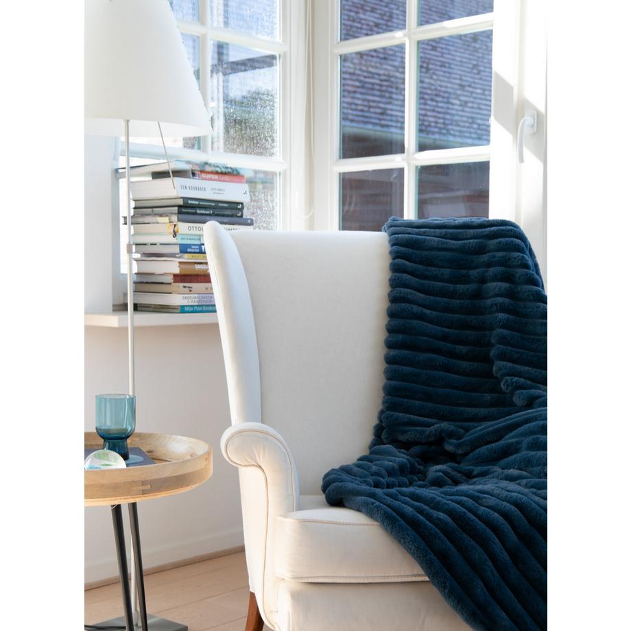 Tiseco Couverture à rayures lapin  