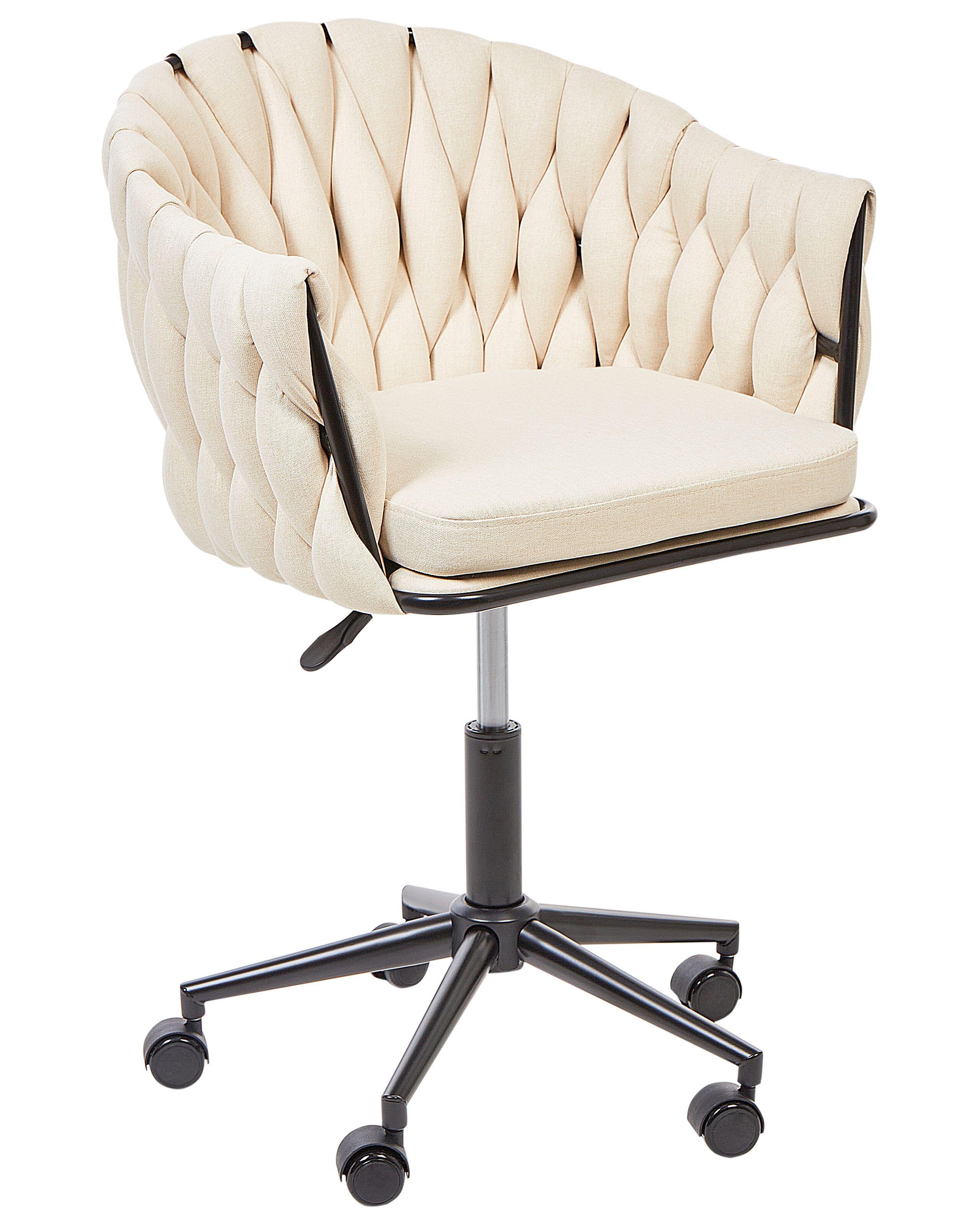 Beliani Chaise de bureau en Polyester Moderne MILAN  