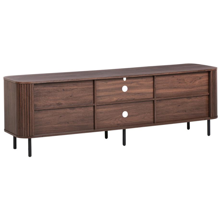 Beliani Meuble TV en MDF Rétro BRADLEY  