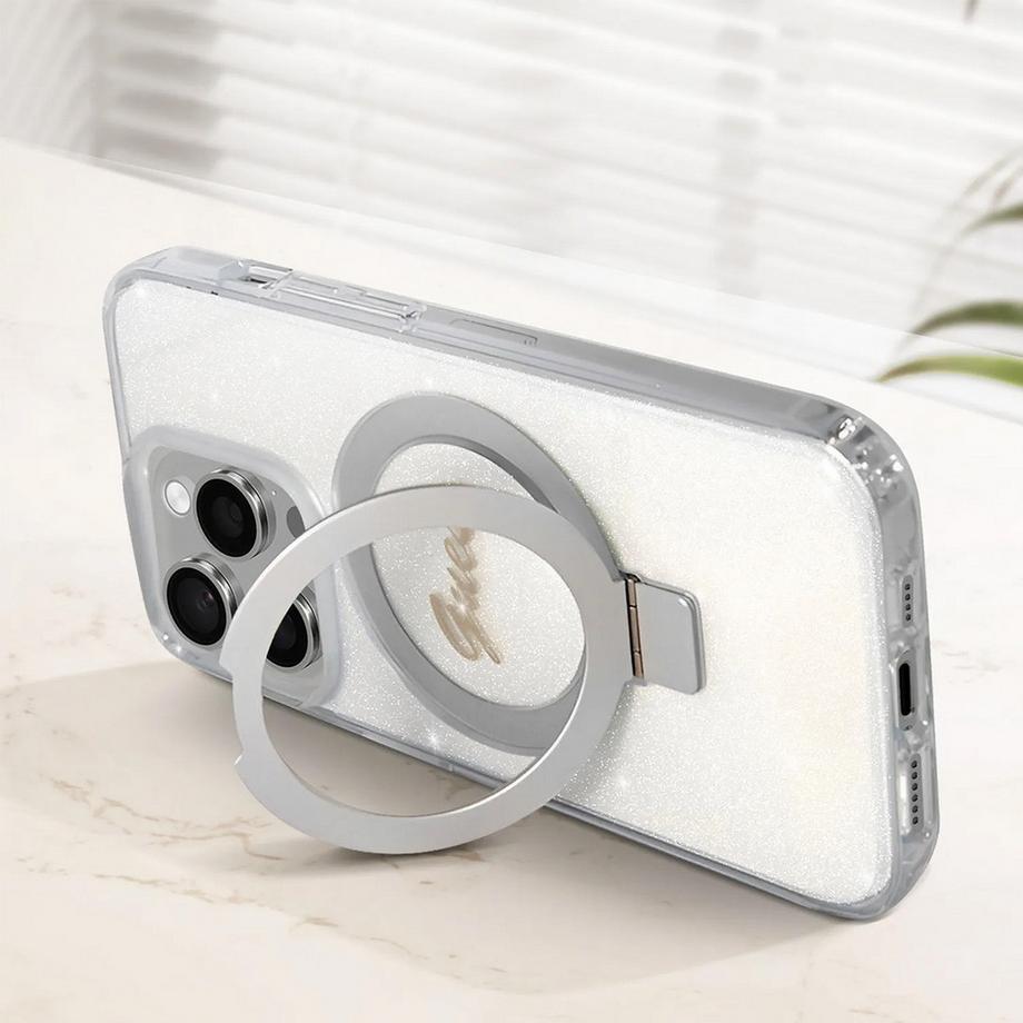 GUESS  Coque Magsafe iPhone 15 Pro Max Ring 