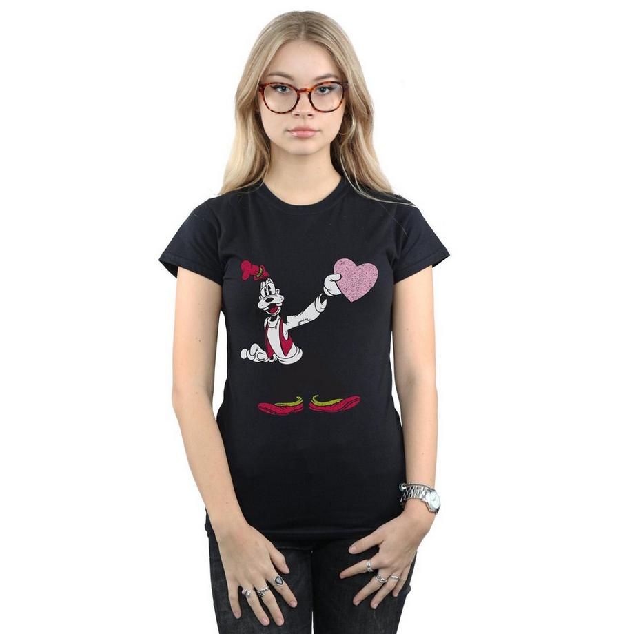 Disney Goofy Cœur T-Shirt Graphique  