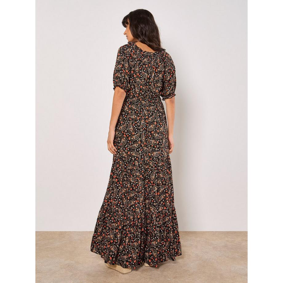 APRICOT Abito Lungo Floreale Paisley  