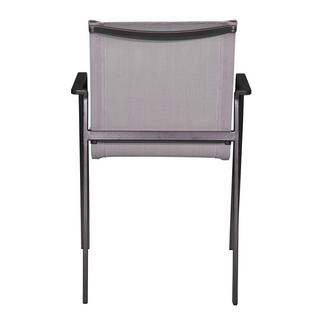 mutoni Chaise de jardin Sofia gris clair anthracite  