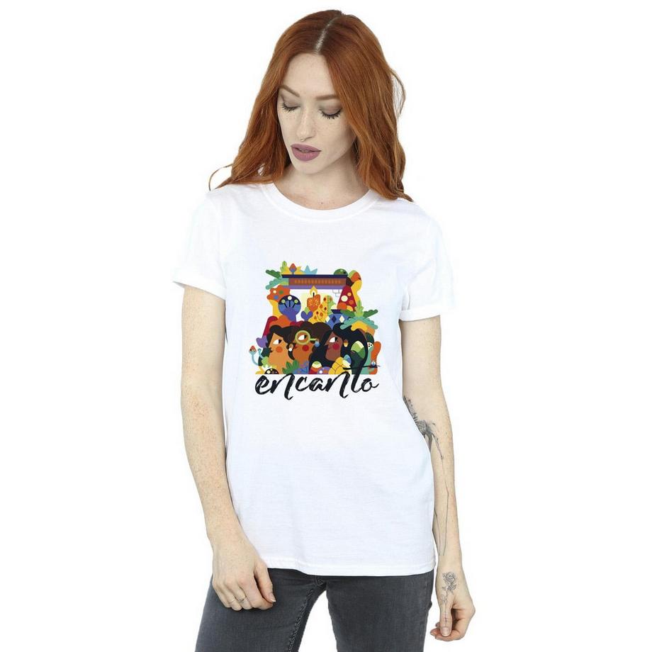 Disney Encanto T-Shirt Imprimé Coupe Ample  