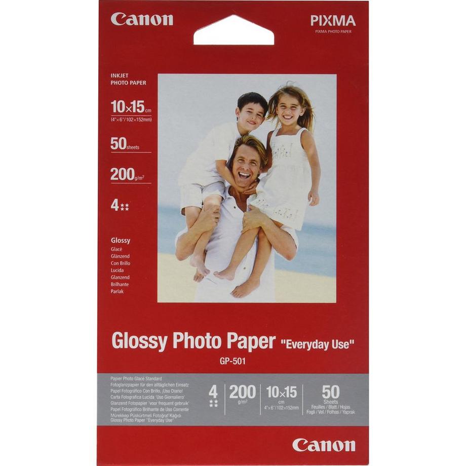 Canon CANON Glossy Photo Paper 10x15cm GP5014x6 InkJet, Everyday 200g 50 Bl.  