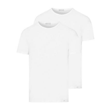HANRO Cotton Essentials Rundhals T-Shirts 2er-Pack  