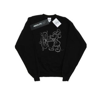 Disney  Mickey Mouse Steamboat Sketch Sweatshirt 