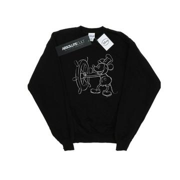 Mickey Mouse Steamboat Sketch Sweatshirt