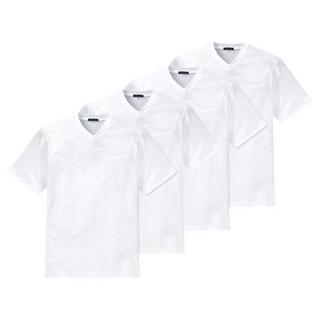 Schiesser American V-Ausschnitt T-Shirt 4er Pack  