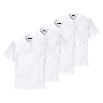 4er Pack American - T-Shirt V-Ausschnitt