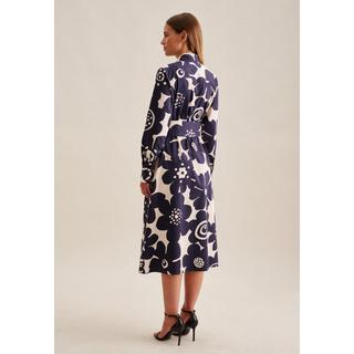 Seidensticker  Kleid Floral Langarm Kragen 