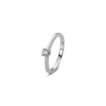 Solitär-Ring 750/18K Weissgold Diamant 0.2ct.