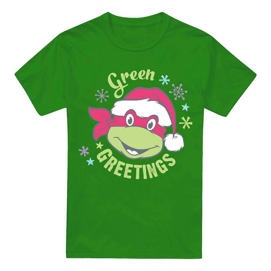 Green Greetings For Christmas Maglietta
