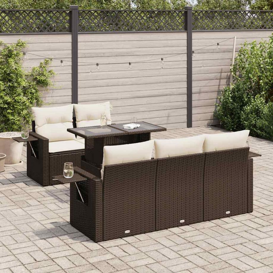 VidaXL Gartensofa set poly-rattan  