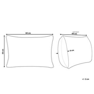 Beliani Aneto Cuscino in Cotone  