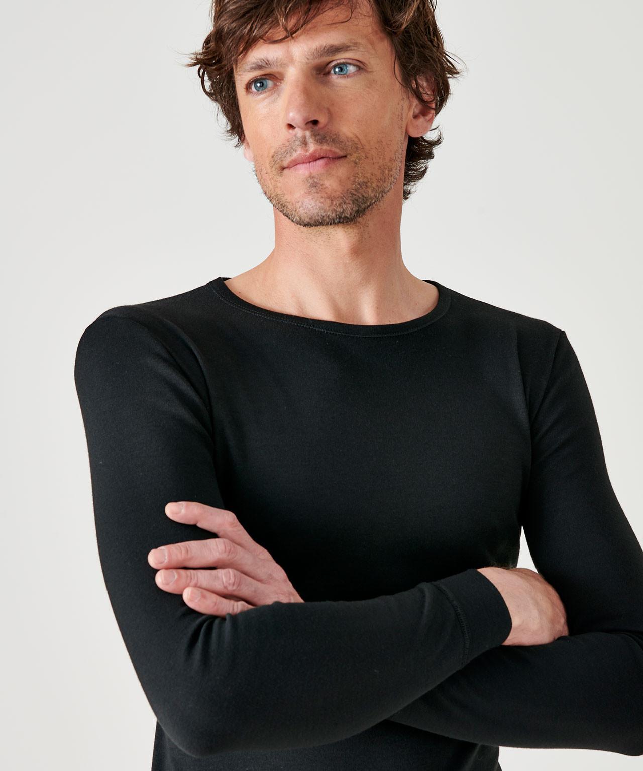 Damart Tee-shirt Thermolactyl Col Rond Manches Longues Chaleur Medium  