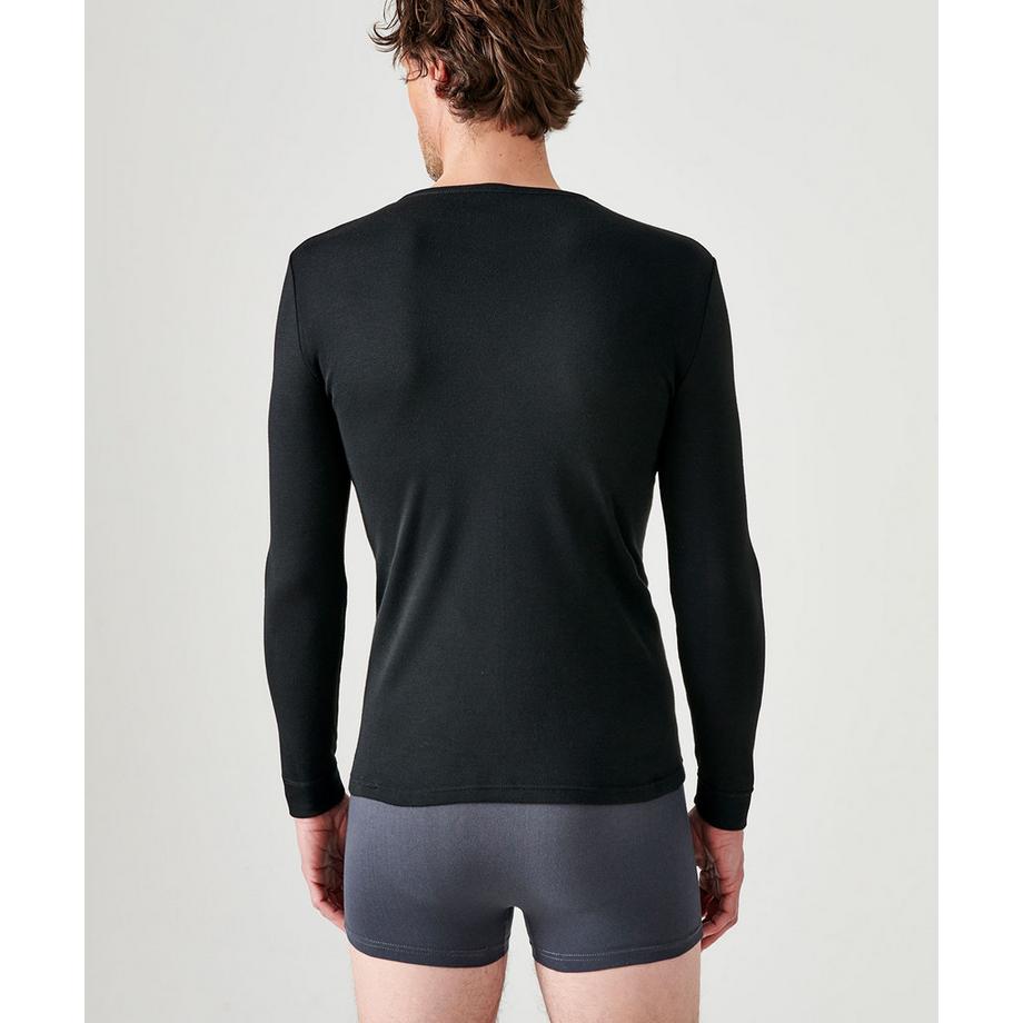 Damart Tee-shirt Thermolactyl Col Rond Manches Longues Chaleur Medium  