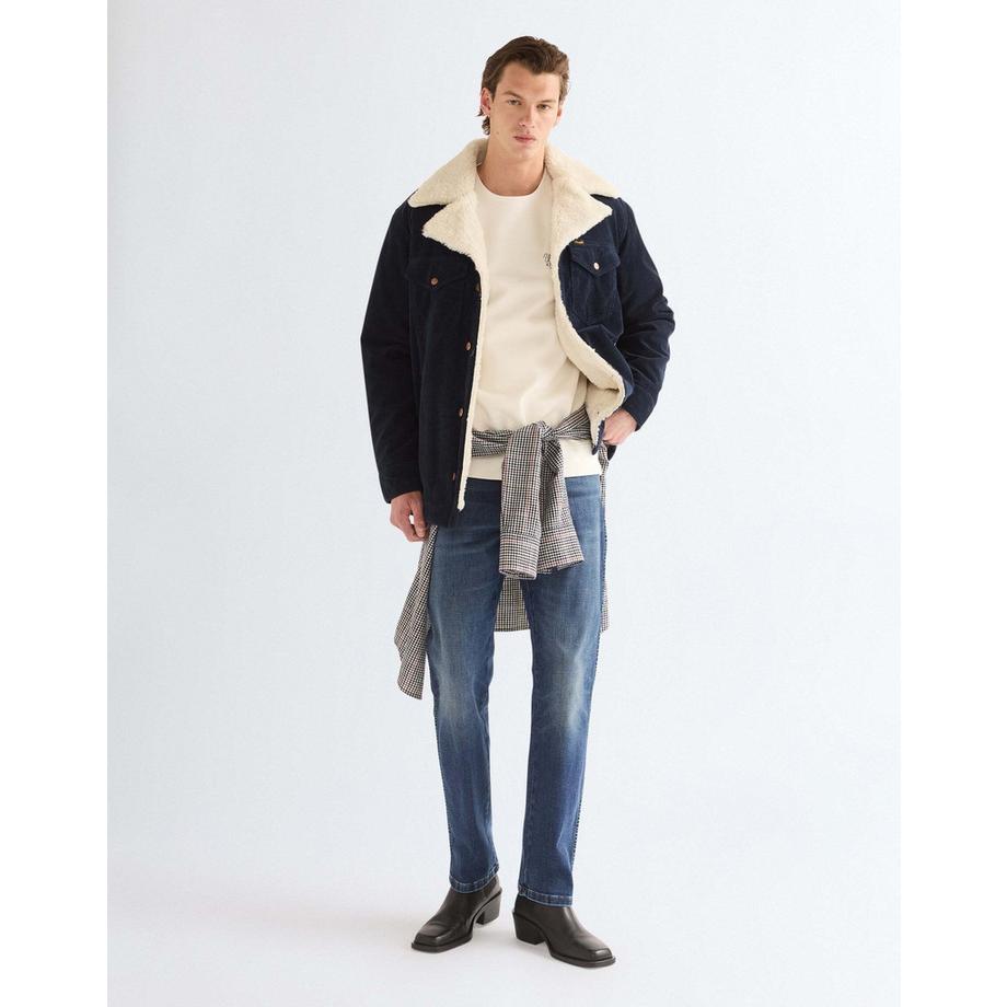 Wrangler Veste en velours côtelé doublée sherpa  