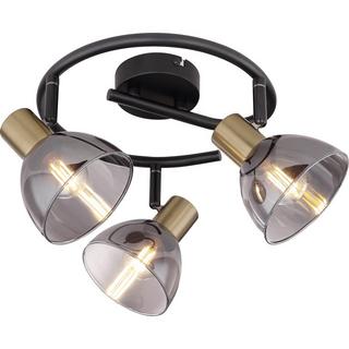 mutoni Projecteur Jay métal noir 3xE14  