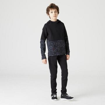 Pantalon de jogging enfant coton respirant - 900 noir