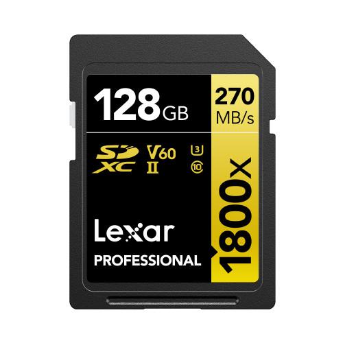 Lexar  Lexar LSD1800128G-BNNNG mémoire flash 128 Go SDXC UHS-II Classe 10 