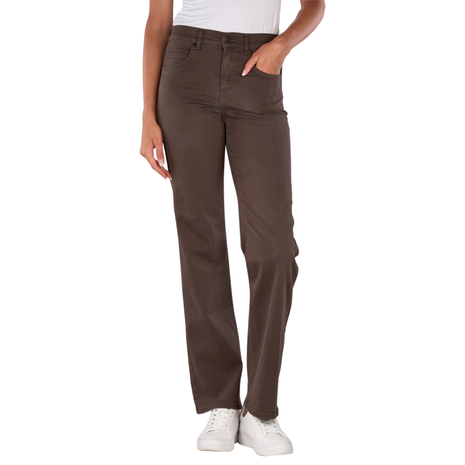 Lara Jeans Wide Straight Fit Sportiv Denim
