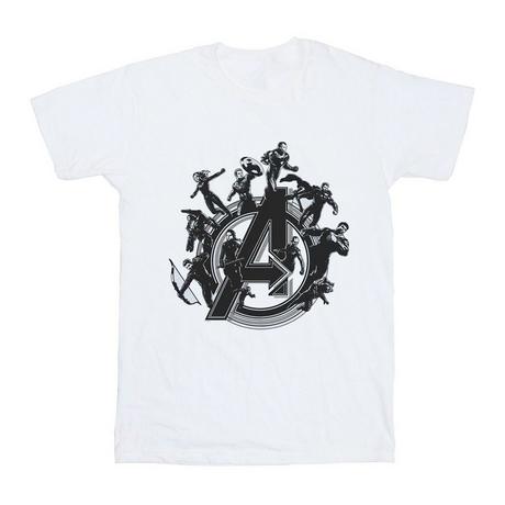 Avengers Endgame Avengers Pose d'Action T-Shirt Imprimé Graphique  