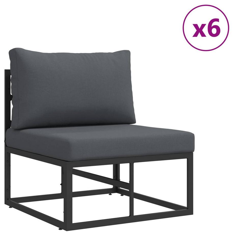 VidaXL Divano da giardino Alluminio  
