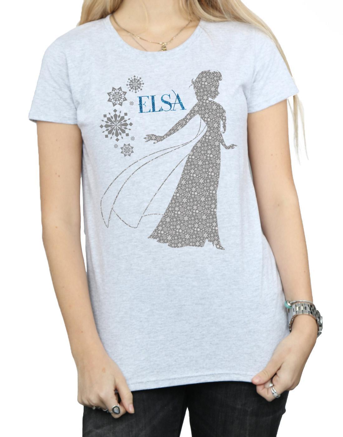 Disney  Frozen Elsa Christmas Silhouette TShirt 