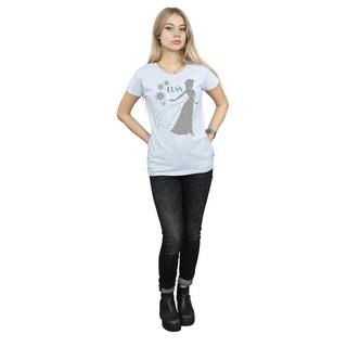 Disney  Tshirt FROZEN ELSA CHRISTMAS SILHOUETTE 